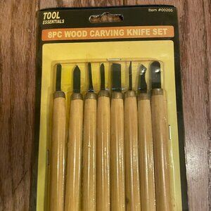 8 Piece Wood Carving Knife Set - Brand New!